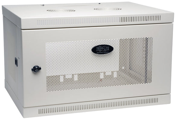 Tripp Lite 6U Wall Mount Rack Enclosure Cabinet, White SRW6UW