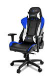 AROZZI Verona Pro V2 Premium Racing Style Gaming Chair with High Backrest, Recliner, Swivel, Tilt, Rocker & Seat Height Adjustment, Lumbar & Headrest Pillows Included, Blue-PC/Mac/Linux