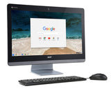 Acer Chromebase AIO Desktop, 23.8" Full HD, Intel Celeron 3215U, 4GB DDR3L, 16GB SSD, Keyboard, Mouse, Chrome, CA24I-CN