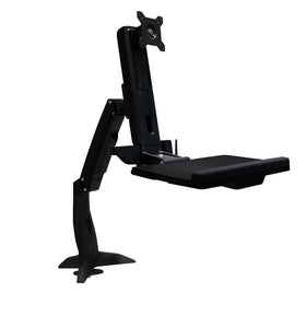 Amer AMR1ACWS Desk Mount for Keyboard, Flat Panel Display