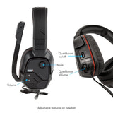 PDP Afterglow LVL 6+ Universal Wired Stereo Headset - PlayStation 4