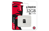 Kingston Digital 32GB Micro SDHC UHS-I Class 10 Industrial  Temp Card (SDCIT/32GBSP)