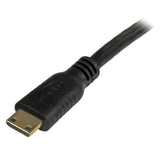 StarTech.com HDMIACMM1 High Speed HDMI Cable with Ethernet - HDMI to HDMI Mini- M/M, 1-Feet