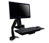 Amer AMR1ACWS Desk Mount for Keyboard, Flat Panel Display