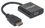 MANHATTAN 151467 Video Adapter HDMI/VGA, Black