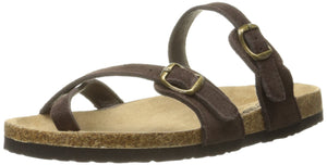 Northside Womens Anya Leather Strap Cork Sandal