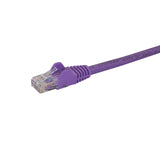 StarTech.com N6PATCH7PL Purple Gigabit Snagless RJ45 UTP Cat6 Patch Cable, 7-Feet