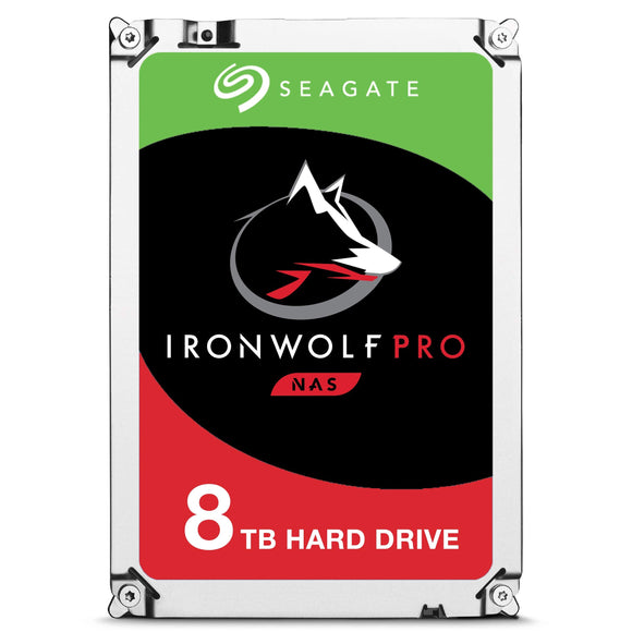 Seagate IronWolf Pro NAS ST8000NE0004 8TB 7200RPM SATA 6.0 GB/s 256MB Hard Drive (3.5 inch)