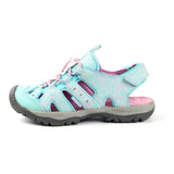 Northside Kid's Burke SE Athletic Sandal, Aqua/Pink, 5 M US Big Kid