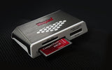 Kingston Digital USB 3.0 Super Speed Multi-Card Reader for SD/SDHC/SDXC/microSD/MS/Compact Flash CF Cards (FCR-HS4)