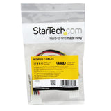 StarTech.com LP4 to 2x LP4 Power Y Splitter Cable M/F - LP4 Splitter - Molex Y Splitter - Molex Splitter (PYO2L)