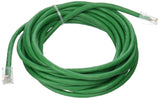 C2G 04139 Cat6 Cable - Non-Booted Unshielded Ethernet Network Patch Cable, Green (15 Feet, 4.57 Meters)