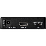 StarTech.com HDMI Audio Extractor - 4K 60Hz - HDMI Audio De-embedder - HDR - Toslink Optical Audio - Dual RCA Audio - HDMI Audio (HD202A)