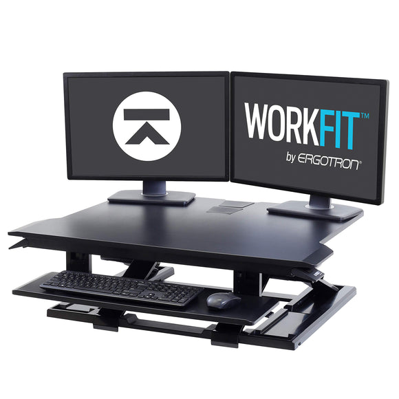 Ergotron 33-467-921 Work Fit-TX Standing Desk Converter, Black