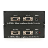 StarTech.com VGA over CAT5 Video Extender with RS232 Serial - Serial and VGA Extender - Up to 300 m (ST121UTP232)