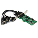 StarTech.com 4 Port PCI Express Dual Profile PCIe Serial Card Adapter with Breakout Cable - 2 x RS232 2 x RS422/RS485 (PEX4S232485)