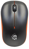 ICI179409 - MANHATTAN 179409 Success Wireless Optical Mouse (Orange Black)