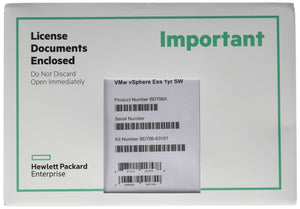 HP ISS VMw vSphere Ess 1yr SW BD706A