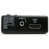 StarTech.com Composite and S-Video to HDMI Converter with Audio - Video converter - composite video, S-video - HDMI - black - VID2HDCON