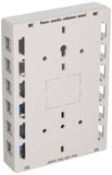 C2G 03849 12-Port Keystone Jack Surface Mount Box, White