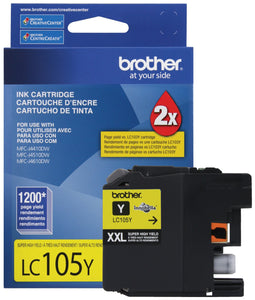 Brother LC105YS Super High Yield Ink Cartridge - Yellow