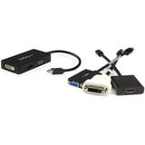 StarTech.com MDP2VGDVHD Mini DisplayPort Adapter - 3-in-1 - 1080p - Monitor Adapter - Mini DP to HDMI/VGA/DVI Adapter Hub