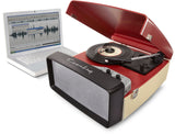 Crosley Radio Collegiate Turntable with Software Suite for Ripping and Editing Audio, Red