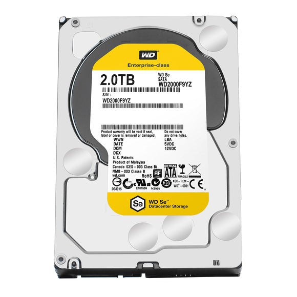 Wd Se 2tb Sata 6 Gb/S 7200rpm 64mb 3.5   5 Years Warranty