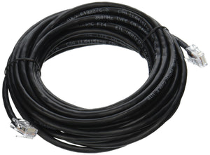 C2G 26708 Cat5e Crossover Cable - Non-Booted Unshielded Network Crossover Patch Cable, Black (25 Feet, 7.62 Meters)