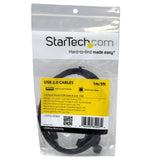 StarTech.com 3 ft Panel Mount USB Cable A to B - F/M - Panel Mount USB Port - USB A-Female to B-Male Adapter Cable 3ft - USB-A (F) Port (USBPNLAFBM3)