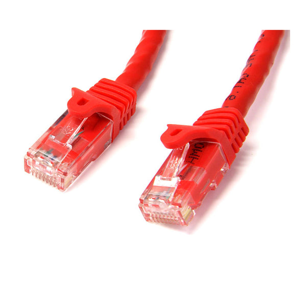 StarTech.com N6PATCH75RD Gigabit Snagless RJ45 UTP Cat6 Patch Cable, 75-Feet (Red)