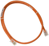 C2G 24494 Cat5e Crossover Cable - Non-Booted Unshielded Network Patch Cable, Orange (3 Feet, 0.91 Meters)