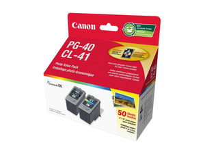 PG-40/CL-41 Black & Colour Ink Combo /GP-502 4X6 50SH - SRP