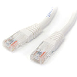 StarTech.com M45PATCH3WH White Molded RJ45 UTP Cat 5e Patch Cable, 3-Feet