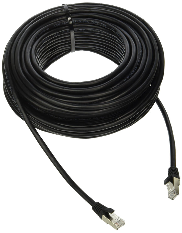 C2G 28711 Cat5e Cable - Snagless Shielded Ethernet Network Patch Cable, Black (100 Feet, 30.48 Meters)