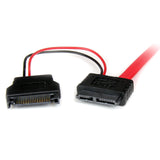 StarTech.com SLSATAF50CMS 0.5m Slimline SATA Female to SATA with SATA Power Cable Adapter