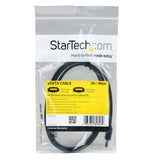 StarTech.com Shielded External eSATA Cable - eSATA cable - Serial ATA 150 - eSATA (M) to eSATA (M) - 3 ft - black - ESATA3