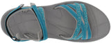 Northside Women's Carmella Flat Sandal, Teal/Gray, Size 6 M US