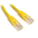 StarTech.com M45PATCH20YL Molded RJ45 UTP Cat 5e Patch Cable, 20-Feet (Yellow)