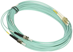 CABLE,FIBER,LC/ST,10M,LO MMD,AQUA,10Gb,50/125