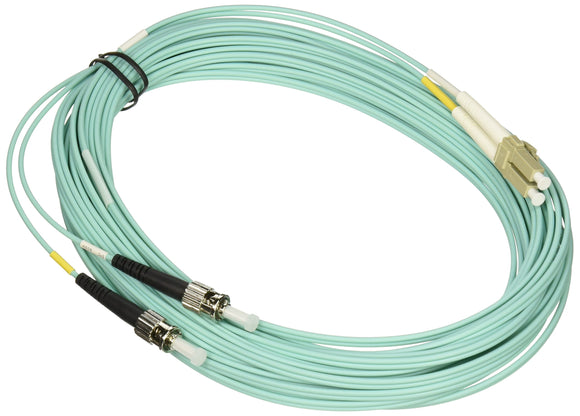 CABLE,FIBER,LC/ST,10M,LO MMD,AQUA,10Gb,50/125