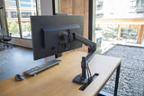 Ergotron Mounting Arm for Monitor - 34" Screen Support - 24.91 Lb Load Capacity - Matte Black