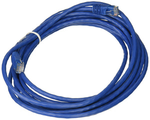 C2G 01031 Cat5e Cable - Snagless Unshielded Slim Ethernet Network Patch Cable, Blue (12 Feet, 3.65 Meters)