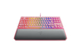 Razer BlackWidow TE Chroma v2 Mechanical Gaming Keyboard: Green Key Switches - Tactile & Clicky - Chroma RGB Lighting - Magnetic Wrist Rest - Programmable Macro Functionality - Quartz Pink