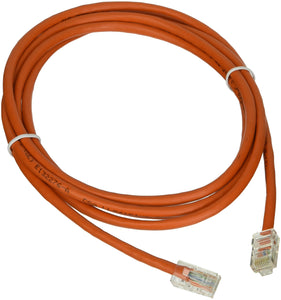 C2G 24509 Cat5e Crossover Cable - Non-Booted Unshielded Network Patch Cable, Orange (7 Feet, 2.13 Meters)