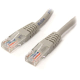 StarTech.com 3 ft Cat5e Patch Cable with Molded RJ45 Connectors - Gray - Cat5e Ethernet Patch Cable - 3ft UTP Cat 5e Patch Cord (M45PATCH3GR)