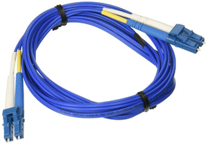 C2G 33367 OS2 Fiber Optic Cable - LC-LC 9/125 Duplex Single-Mode PVC Fiber Cable, Blue (9.8 Feet, 3 Meters)