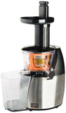 Salton JE1372PL Low Speed Juicer and Smoothie Maker, Stainless Steel/Black