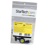 StarTech.com USBRETAUBMB 2.5-Feet Retractable USB to Micro USB and Mini USB Cable