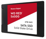 WD Red SA500 NAS 2TB 3D NAND Internal SSD - SATA III 6 GB/S, 2.5"/7mm, Up to 560 MB/S - WDS200T1R0A